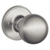 SCHLAGE J170CNA630 Dexter by  Corona Decorative Inactive Trim Knob, Satin Stainless Steel