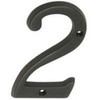 IVES SC23026716 Schlage Lock Company SC2-3026-716 4" Aged Bronze Classic House Number 2