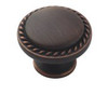 Amerock BP53001ORB   Oil Rubbed Bronze 1-3/16" Diameter Mushroom Cabinet Knob from the Allison Value Collection, 25 Pack