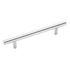 Amerock BP19541CSG9  Bar Pulls 5-1/16in(128mm) CTC Pull - Sterling Nickel