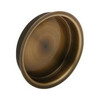 IVES 221B5 Brass Flush Finger Pull, 2-7/16"Dia x 7/16"Deep, Bore Hole: 2-1/8"