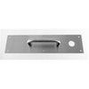 Don-Jo CFC7115630 CFC7115 Stainless Steel Push and Pull Plate with Holes, Satin Stainless Steel Finish, 4" Width x 16" Height