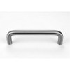 Don-Jo 20628 20 Solid Bar Stock Door Pull with Through Holes, Round, Satin Anodized Aluminum Finish, 10" Center-to-Center, 3" Projection, 2" Clearance