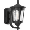 Progress Lighting 94607331 P6073-31 Contemporary/Soft 1-100W Med Wall Lantern, Black