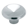 Amerock BP69151G10 BP69151-G10 Satin Nickel Round Concave Oversized Cabinet Hardware / Bifold Bi-fold Door Knob - 1-1/2" Diameter - 10 Pack