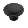 Amerock BP53015FB  Allison Value Hardware Round Knob, 1-1/4-Inch, Flat Black by