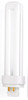 SATCO PRODUCTS 2491727 SATCO® PL TYPE COMPACT FLUORESCENT LAMP, T4, DUAL TUBE, 26 WATT, 2700K, 82 CRI, G24Q-3 BASE