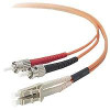 Belkin F2F202L0-01M 1-Meter Multimode Duplex ST-LC Fiber Patch Cable.