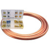 AGS Products AGSBLFA-9K NiCopp Brake Line Coil and Fitting Assortment Kit, 1/4 In. x 25 Ft..