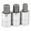 Titan TIT16162 3 Pieces Sae Hex Bit Socket Set - Pack Of 12