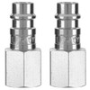 Legacy Manufacturing LEGA53430FZ-2PK Flexzilla Pro High Flow Plug, 1/4" Body, 1/4" FNPT, 2 Pack