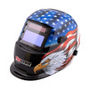 Firepower FPW1441-0087 Auto-Darkening Welding Helmet with Stars and Stripes Design