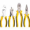 Proto B983438 Proto 4 PC. Diagonal, Linesman, Long Nose & Slip Joint Bi-Material Grip Plier Set