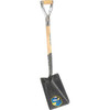 Ames True Temper B393528 J-450, Pony Square Point Shovel with Solid Shank, No-step, and Armor D-grip