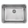 Franke GDX11023  Grande 24 3/4" x 18 3/4" x 9" 18 Gauge Undermount Single Bowl Stainless Steel Kitchen Sink