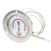 Cooper Atkins 6142-20-3 Front Flange Back Connect Minus 40 to 60 Degrees Fahrenheit Temperature Range Panel Thermometer, 2 inch Dial -- 6 per case.