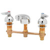 T&S Brass TB2990WS Lavatory Faucet, Concealed Body, 8" Centers, Cast Basin Spout, Levers and 1.5 GPM Aerator