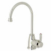 Rohl 111743 - MICHAEL BERMAN GOTHAM KITCHEN HOT WATER DISPENSER FAUCET WITH SINGLE LEVER AND ^C^ SPOUT IN POLISHED NICKEL