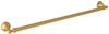 Rohl 102900 SPECIAL ORDER ONLY NON-CANCELABLE AND NON-RETURNABLE PERRIN & ROWE GEORGIAN ERA 25 1/2^ SINGLE TOWEL BAR IN UNLACQUERED BRASS