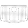 Rohl WSG3021WH Wire Sink Grid For Rc3021 Kitchen Sinks In White Abcite Vinyl With Feet