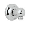 Rohl 1295APC Rohl Wall Outlet 1/2"F Npt Round Connection With Brass Sliding Flange In Polished Chrome