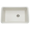 Rohl 117581 31-1/8-Inch by 19-5/8-Inch by 11 Inch, 31-Inch Single Bowl Allia Undermount Fireclay Kitchen Sink in Pergame Biscuit