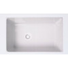 Rohl 117578 31-1/8-Inch by 19-5/8-Inch by 11 Inch, 31-Inch Single Bowl Allia Undermount Fireclay Kitchen Sink in White