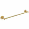 Rohl 117482 SPECIAL ORDER ONLY NON-CANCELABLE AND NON-RETURNABLE LOMBARDIA AND AVANTI BATH 18^ SINGLE TOWEL BAR IN UNLACQUERED BRASS