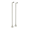 Rohl ZA386-PN Rohl Pair Of Floor Pillar Legs Or Supply Unions 34 7/8" Height For Exposed Tub Filler