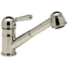Rohl R77V3STN Rohl 1983 Single Metal Lever Italian Kitchen Faucet In Satin Nickel With Double Check
