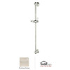 Rohl 103654 23-5/8-Inch Center To Center Length Perrin and Rowe Sliding Rail with Holder in Polished Nickel