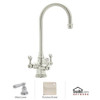 Rohl 106747 Perrin & Rowe Low Lead Filtering Bar Faucet With Tri-Flow Technology & Metal Lever Handle, Polished Nickel