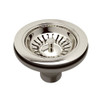 Rohl 115150 Basket Strainer Without Pop-Up In Black Manual Operation