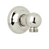 Rohl 1295PN Rohl Wall Outlet 1/2"F Npt Round Connection With Brass Sliding Flange In Polished Nickel