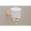 Rohl 106436 U.6925 Perrin and Rowe Tumbler Holder with White Porcelain Tumbler, Satin Nickel