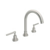 Rohl A2208LMSTN-2 Rohl Lombardia Bath Widespread Lavatory Faucet In Satin Nickel With 10 7/64" Spout