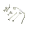 Rohl U.5373NPN Perrin & Rowe Edwardian New Style Ceramic Disc Cartridge Design Riser Diverter Set