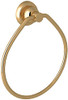 Rohl 112310 SPECIAL ORDER ONLY NON-CANCELABLE AND NON-RETURNABLE PERRIN & ROWE HOLBORN 6^ TEAR DROP TOWEL RING IN UNLACQUERED BRASS