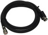 Rohl 9.28426APC Perrin & Rowe Sidespray Black Nylon 47" Hose Only With Rinse Hose Ferrule In Polished