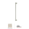Rohl 1250PN Rohl All Brass 36" Decorative Grab Bar In Polished Nickel