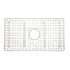 Rohl WSGUM3018SS Wire Sink Grid For Um3018 Kitchen Sinks With Center Drain Hole In Stainless Steel With