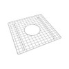 Rohl WSG1818SS Wire Sink Grid For Rc1818 Bar/Food Prep Kitchen Sinks In Stainless Steel With Feet 14