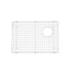 Rohl 103404 22-7/8-Inch by 15-3/8-Inch Wire Sink Grid for RC4019 and RC4018 Kitchen Sinks, Large Left-Hand Bowl, Stainless Steel