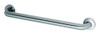 Bobrick 5806x42 5806.99x42 304 Stainless Steel Straight Peened Grab Bar with Concealed Mounting and Snap Flange, Satin Finish, 1-1/4" Diameter x 42" Length