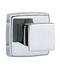 Bobrick 6717  ClassicSeries Stainless Steel Surface Mounted Single Robe Hook, Satin Finish, 2" Length x 2" Width x 2" Projection