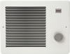 Broan 174 Wall Heater, White Grille Heater with Built-In Adjustable Thermostat, 750/1500W, 120/240V AC