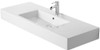 Duravit 3291200001 Furniture washbasin 49 1/4", Vero, white, with overflow, 1 tap hole White Alpin