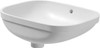 Duravit 338560000 Undercounter basin 22" D-Code, with overflow, without tap-platform White Alpin