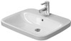 Duravit 374620000 DuraStyle Vanity basin countertop basin, with overflow, with tap platform, 24 1/4" White Alpin