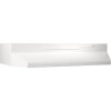 Broan F403611  Two-Speed Four-Way Convertible Range Hood, 36-Inch, White on White